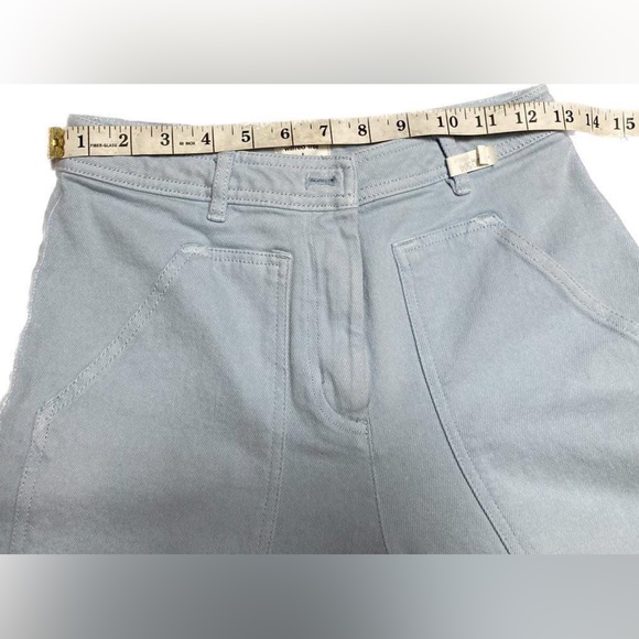 Aritzia Wilfred Free Modern Mid-rise Utility Pant/Gd Azurine blue - size 0 - Picture 4 of 9